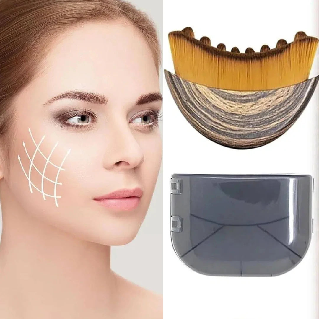 1PCS/2PCS New Lymphatic Contour Face Brush for Lymphatic Drainage,Ergonomic Lymphatic Massager, Portable Face Lifting Tool