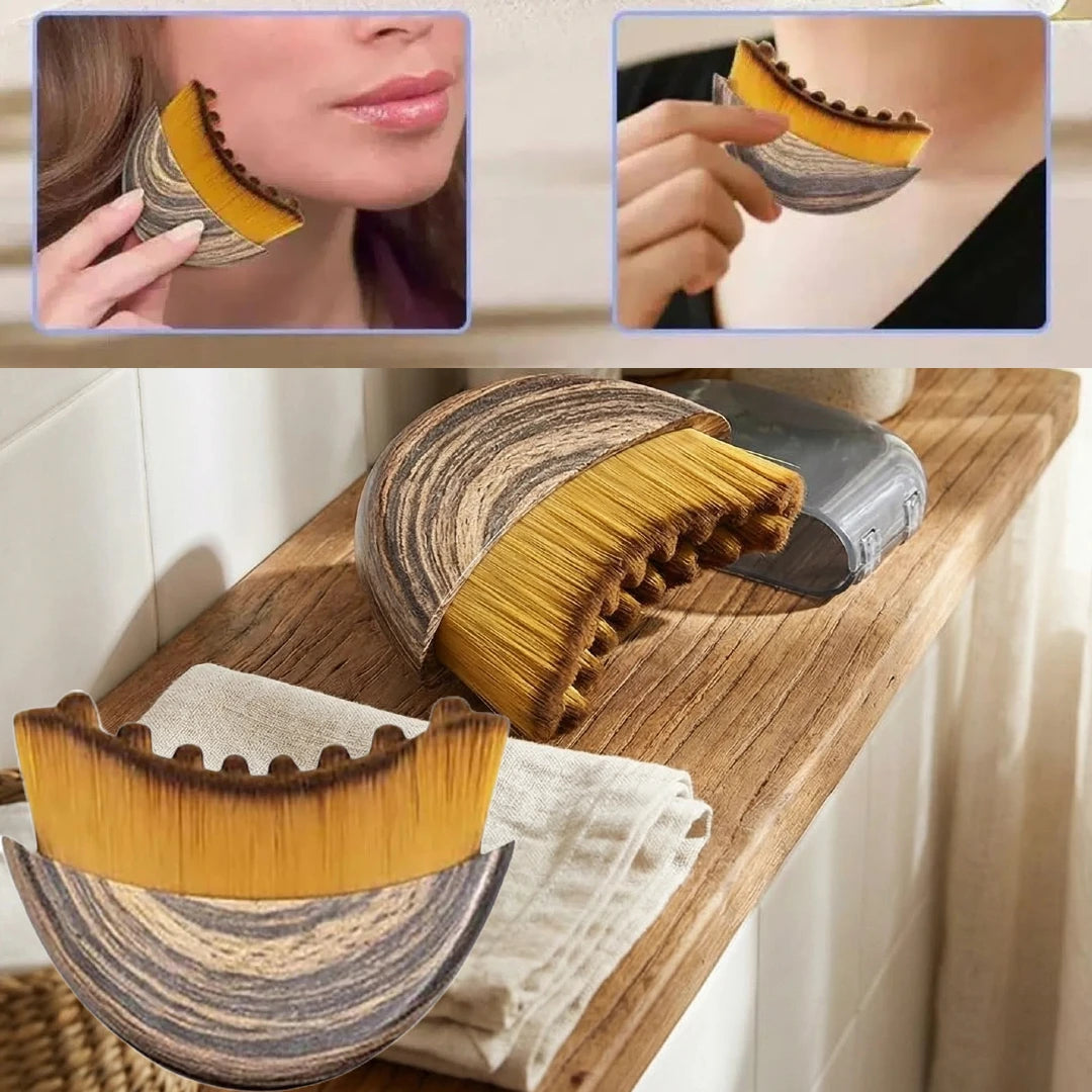 1PCS/2PCS New Lymphatic Contour Face Brush for Lymphatic Drainage,Ergonomic Lymphatic Massager, Portable Face Lifting Tool