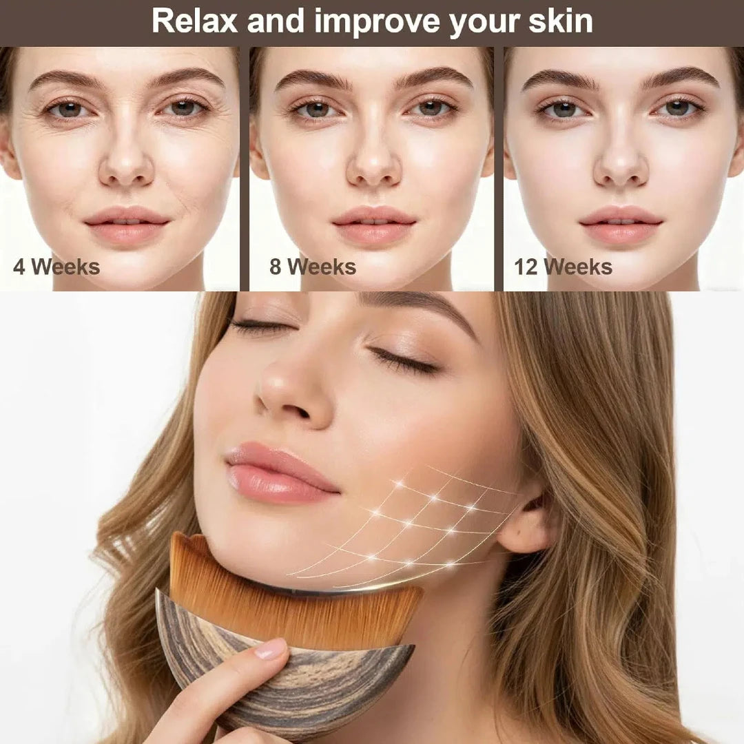 1PCS/2PCS New Lymphatic Contour Face Brush for Lymphatic Drainage,Ergonomic Lymphatic Massager, Portable Face Lifting Tool